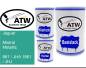 Preview: Jaguar, Mistral Metallic, 861 / JHA 1861 / JHJ: 500ml Lackdose + 500ml Klarlack + 250ml Härter - Set, von ATW Autoteile West.